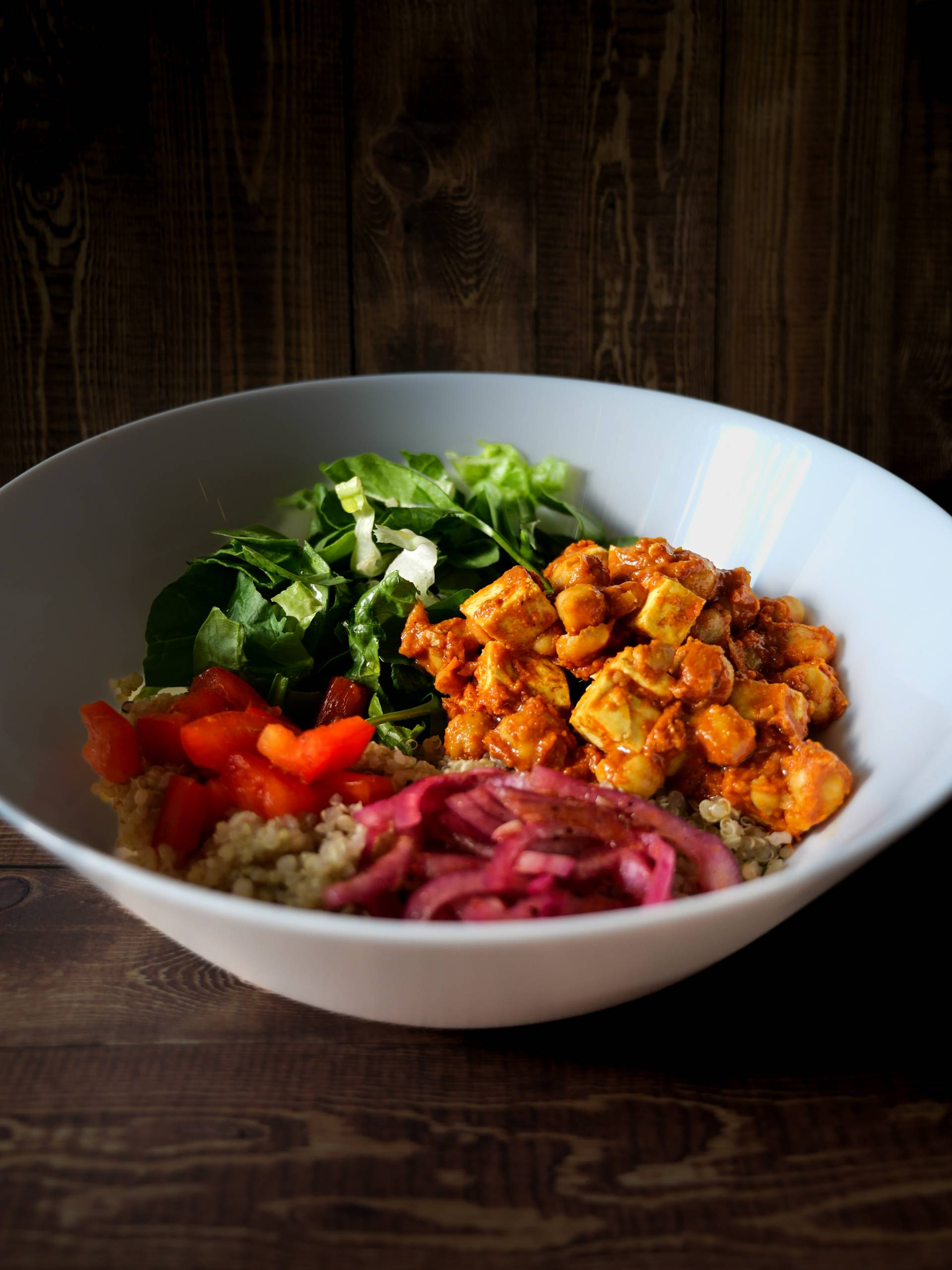 Moroccan Inspired Chickpea Bowl