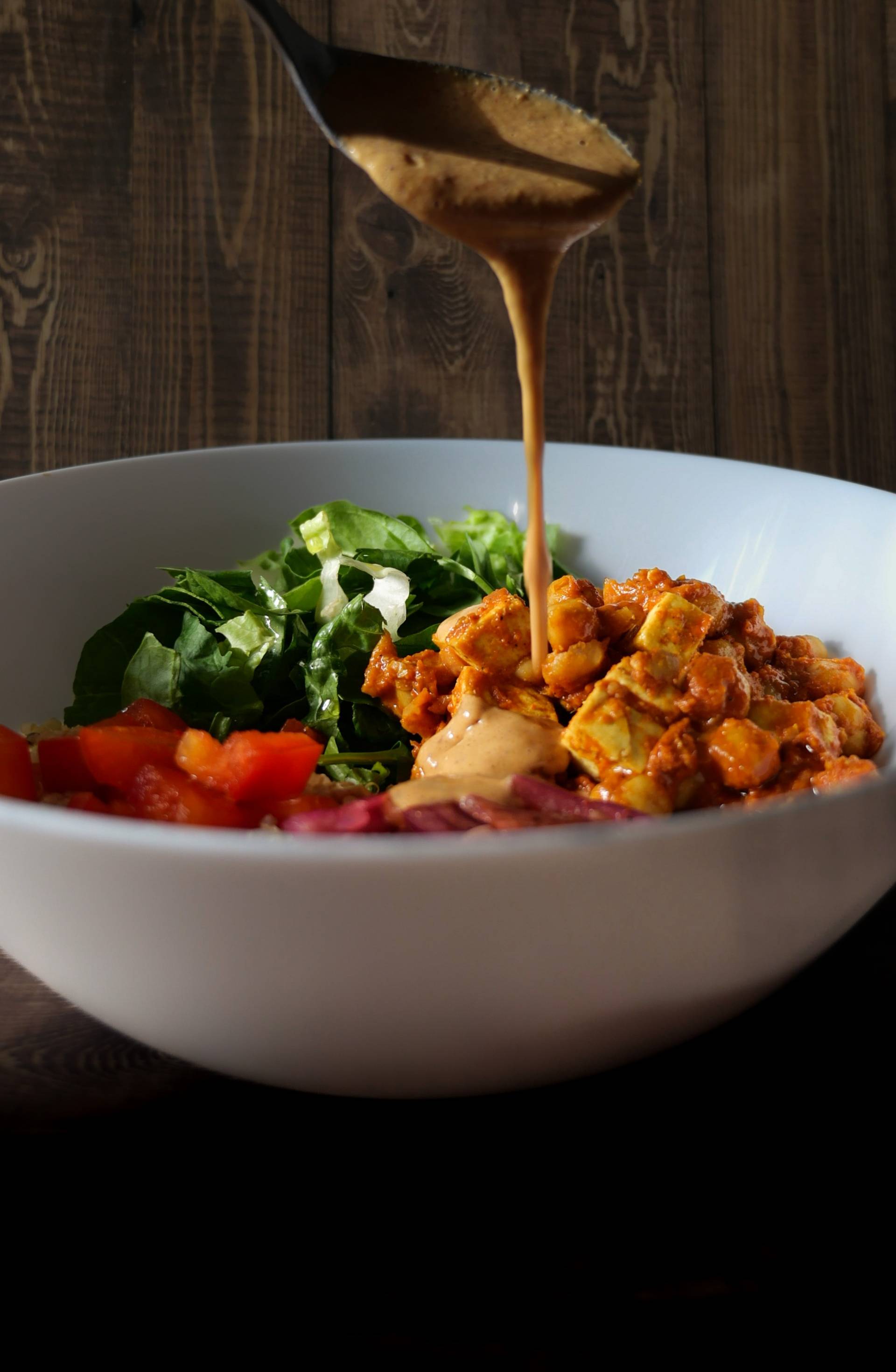 Moroccan Inspired Chickpea Bowl