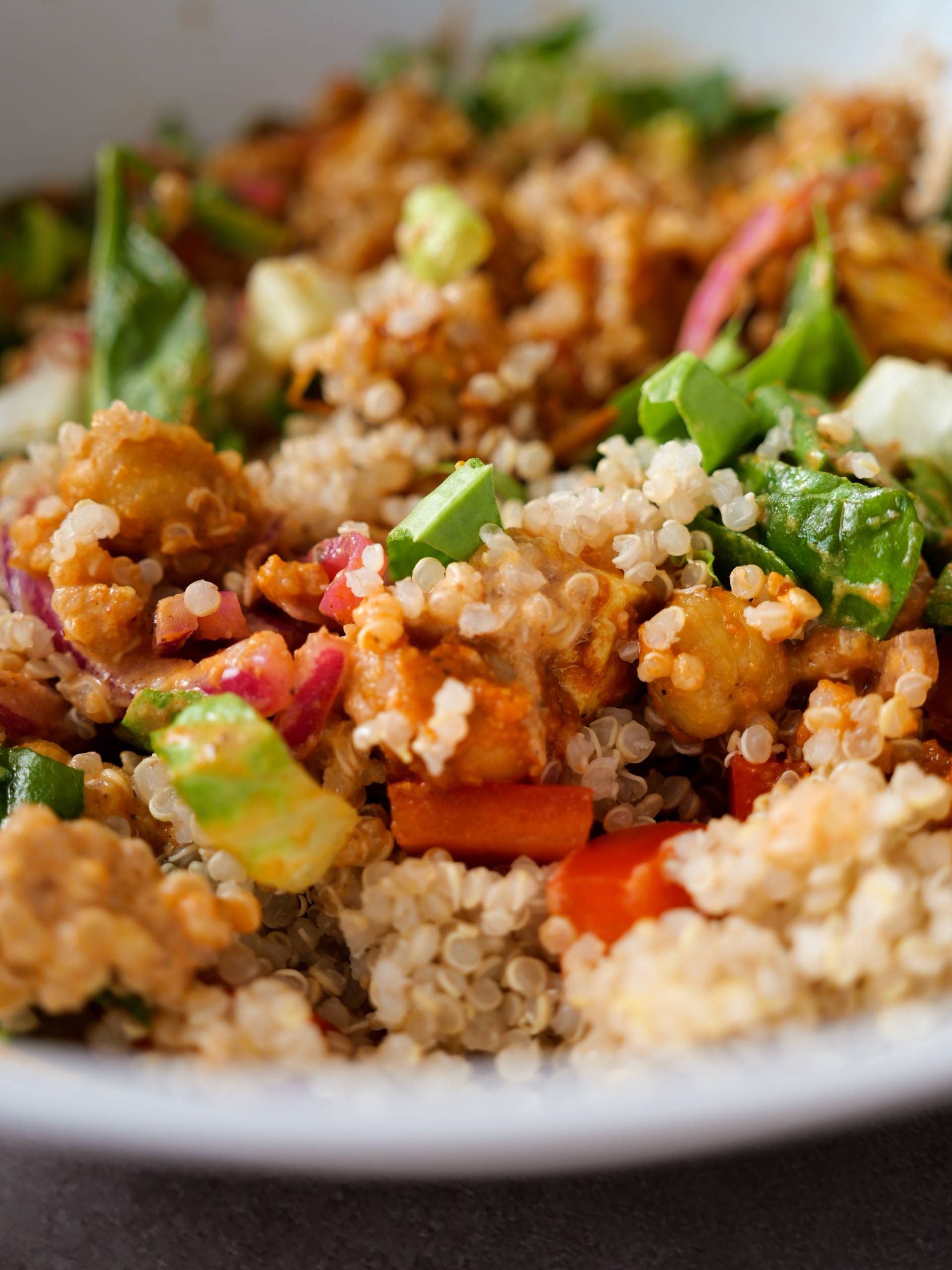 Moroccan Inspired Chickpea Bowl
