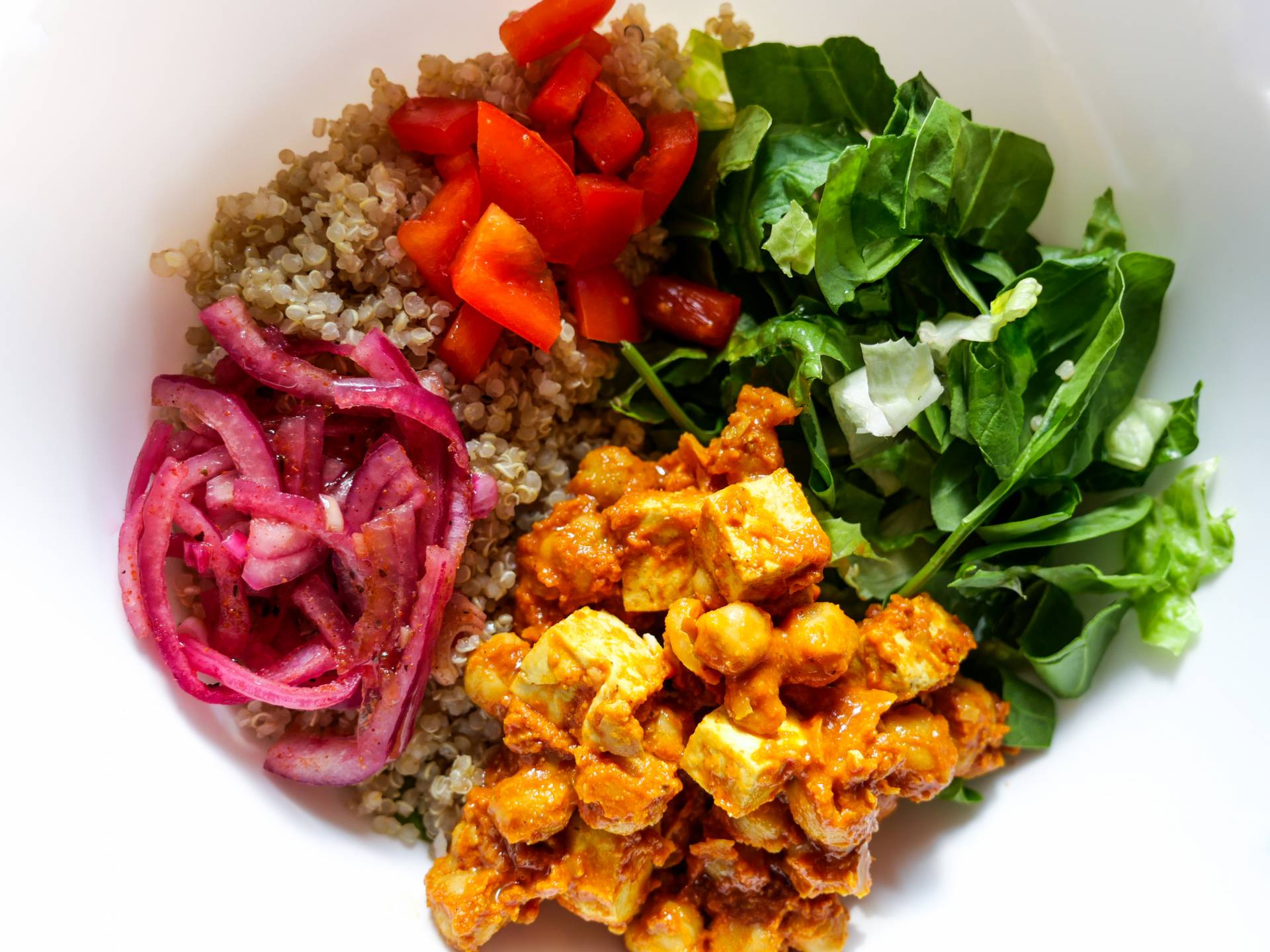 Moroccan Inspired Chickpea Bowl
