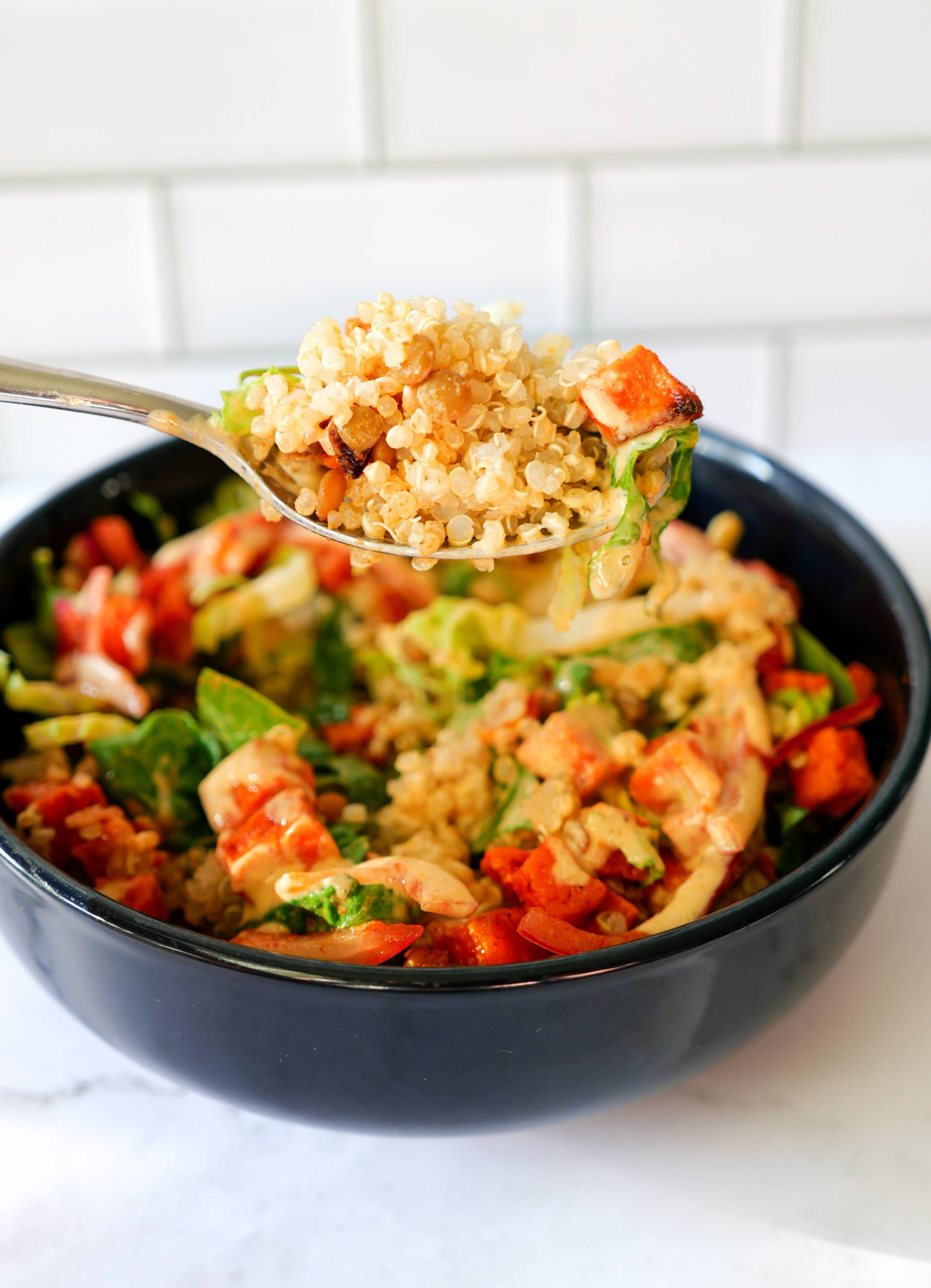 Sweet Potato Lentil Bowl