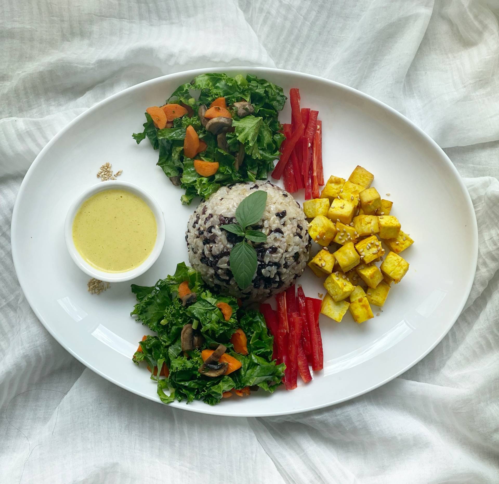 Orange Tofu Bowl